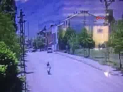 Tunceli Ovacık'ta patlama anı güvenlik kamerasında