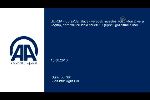Bursa'da adam kaçırma ve darp iddiası