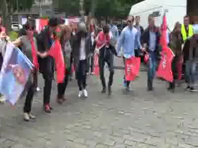 CHP'liler Köln'den Kılıçdaroğlu'na destek verdiler