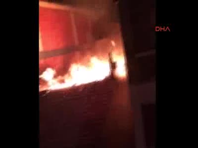 Bayrampaşa'da korkutan yangın
