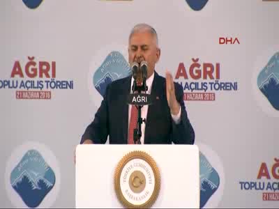 Başbakan Yıldırım Ağrı'da konuştu - 4