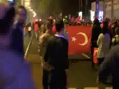 Almanya'da Türklerin galibiyet coşkusu