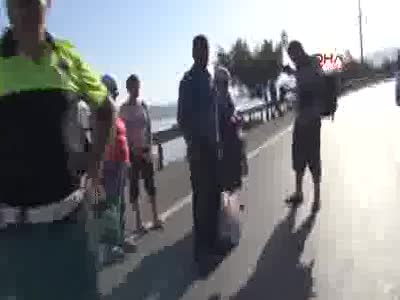 Bodrum'daki zincirleme kazada 12 kişi yaralandı