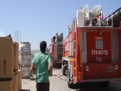 Ayvalık'ta yürekleri ağza getiren yangın