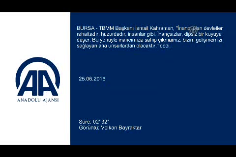 TBMM Başkanı'ndan Bursa Valisi'ne ziyaret