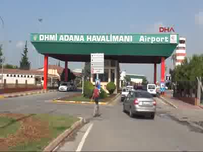 Adana Havalimanı girişinde sıkı kontrol