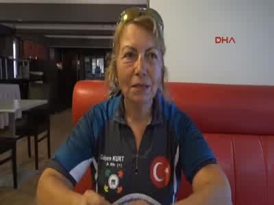Kadın coğrafya öğretmeninin bisiklet tutkusu