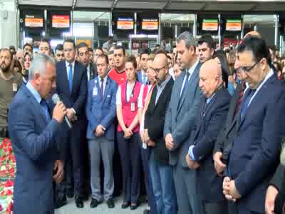 Terör kurbanları için Havalimanı'nda tören - 1