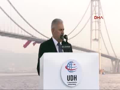 Cumhurbaşkanı Erdoğan ve Başbakan Binali Yıldırım Osmangazi Köprüsü'nün açılış töreninde konuştu - 2