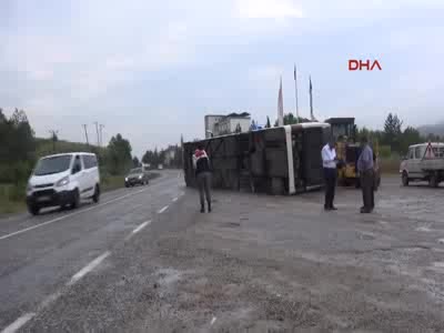 Kastamonu'da otobüs kazası