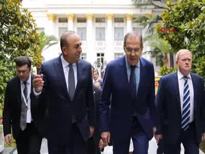 Çavuşoğlu ile Lavrov bir araya geldi