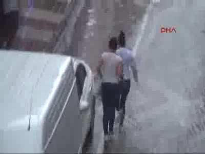 Samsun'da sağanak yağış