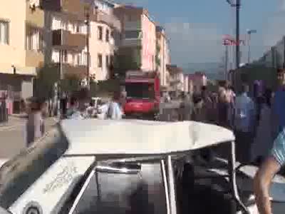 Bursa İnegöl'de kaza: 5 yaralı