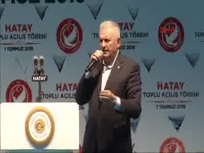 Başbakan Binali Yıldırım Hatay'da - 2