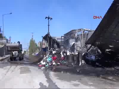 İplik fabrikasındaki yangın 6 saat sonra söndürüldü