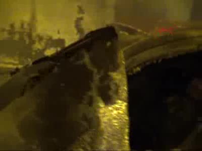 Bolu Dağı Tüneli'nde otomobil yandı