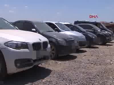 PKK'nın bombalı saldırılarda kullanmayı planladığı 22 araç yakalandı