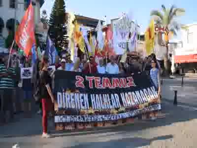 Sivas katliamına Antalya'da anma