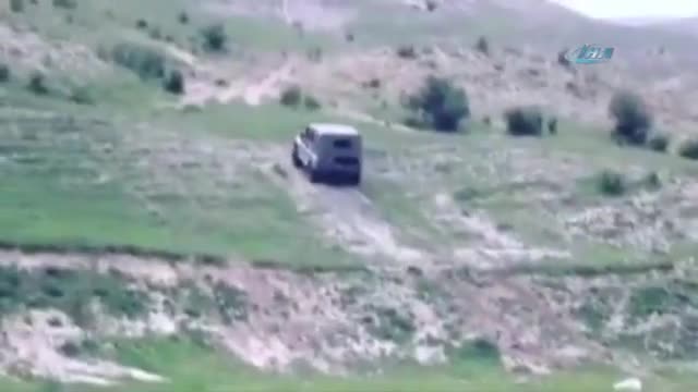 Uyanık sürücü böyle arazi oldu