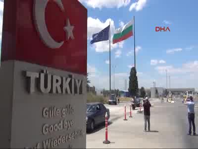 Edirne Kapıkule'de kuyruk isyanı