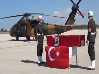Şehit korucu Turanbeg Günocak için Van'da  tören düzenlendi