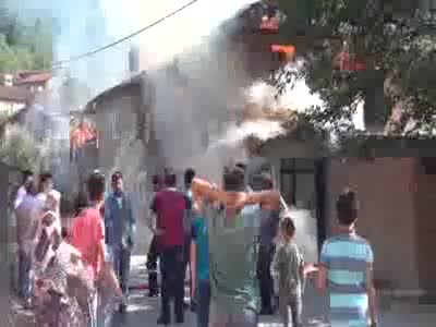 Bursa'da yangın paniği