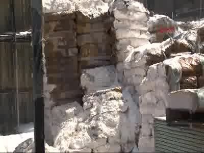 Nalbur deposunda yangın