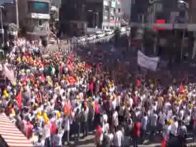 Zonguldak'ta madencinin özelleştirme protestosu - 2