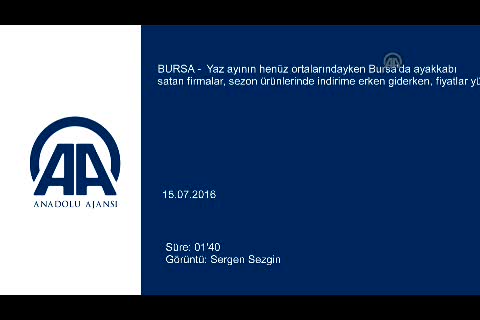 Bursa'da sezon sonu indirimleri erken başladı