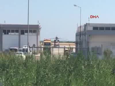 Yunanistan Dedeağaç'a inen helikopterdeki askerler sığınma istedi