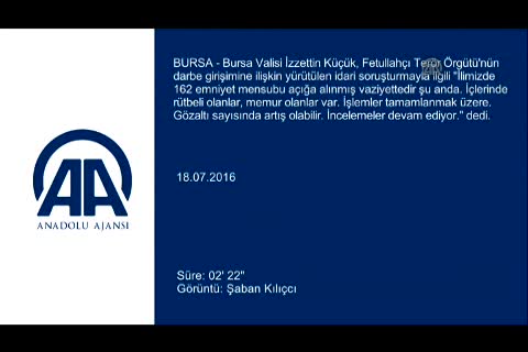 Vali Küçük'ten Bursa Emniyetinde görevden almalarla ilgili değerlendirme