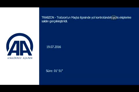 Trabzon'da emniyete terör saldırısı