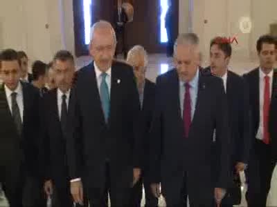 Başbakan Yıldırım Kemal Kılıçdaroğlu'nu kabul etti