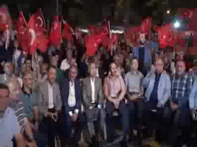 Fethullah Gülen'in maketi Çankırı'da idam edildi