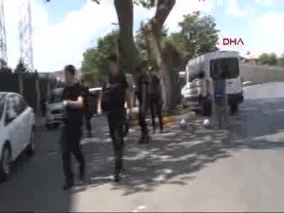 Karargahta askerden polise çay ikramı