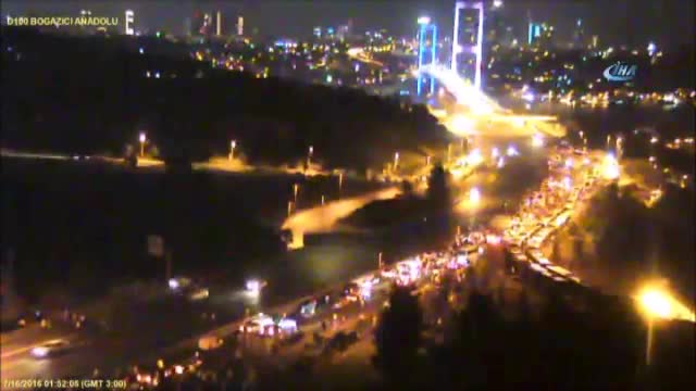 Kanlı girişimin İstanbul ayağı anbean görüntülendi