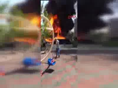 İzmirlileri korkutan yangın