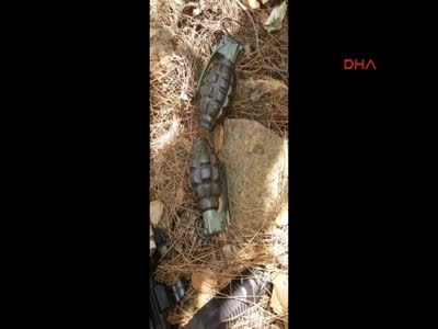 Marmaris'te darbeci askerlerin ormanda gizledikleri tüfekler