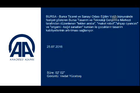 Bursa'da çocukların hayal gücü BUTGEM kurslarıyla gelişiyor