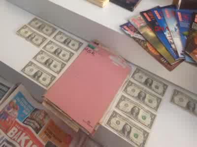 31 akademisyenin adreslerinde yapılan aramalarda ele geçirilen 1 dolarlar sergilendi