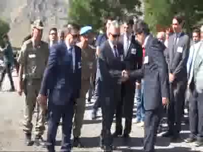 Hakkari'de şehit polisler için hazin tören
