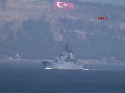 Rus savaş gemisi Ege'ye yol aldı