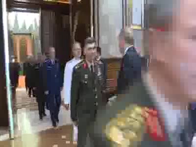 Cumhurbaşkanı Erdoğan, Genelkurmay Başkanı Akar ve beraberindeki heyeti kabul etti