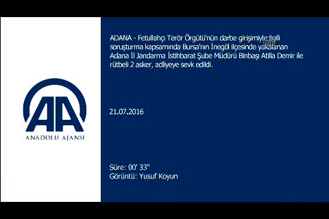 Bursa'da yakalanan Binbaşı Atilla Demir ağabeyini suçladı