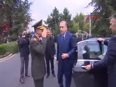 Cumhurbaşkanı Erdoğan, Genelkurmay Başkanı Hulusi Akar'ı ziyaret etti