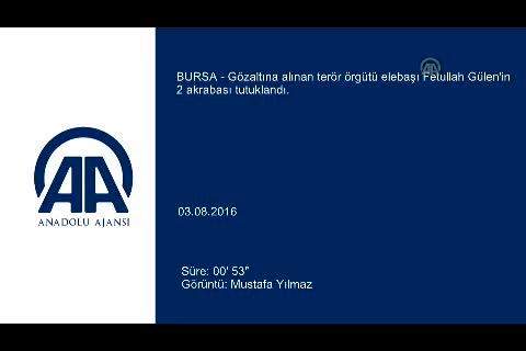 Bursa'da Fethullah Gülen'in iki yeğenine tutuklama