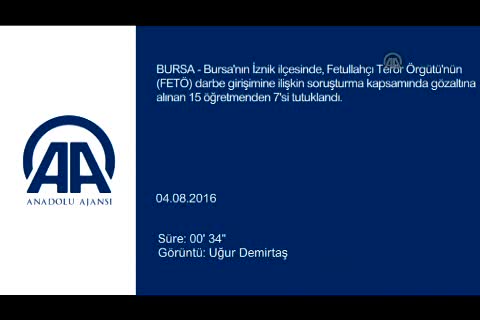 Bursa'da FETÖ'cü 7 öğretmen tutuklandı