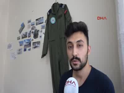 FETÖ'nün pilotluk hayalini yıktığı öğrencinin uçuş tulumu başucunda