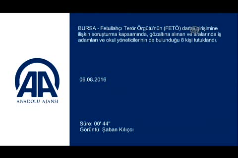 Bursa'da iş adamları ve okul yöneticilerine tutuklama!