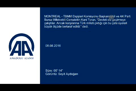 TBMM Dışişleri Komisyonu heyeti Kanada'da